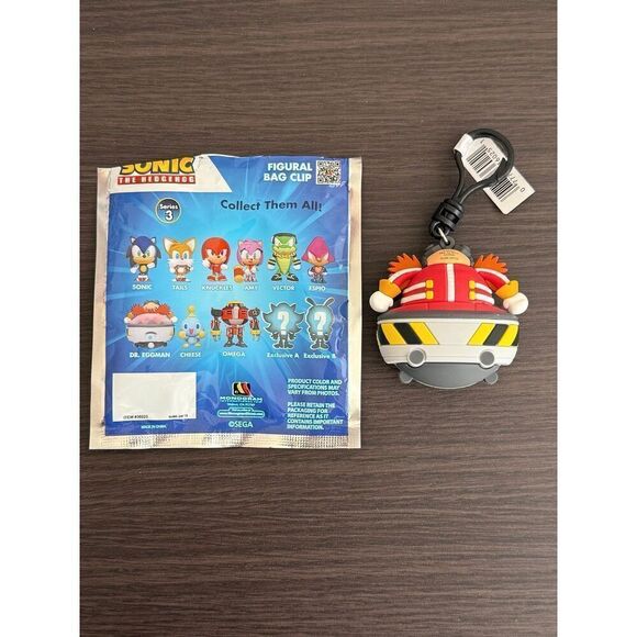Sonic The Hedgehog Dr. Eggman Series 3 Blind Bag Figural Keychain - Picture 2 of 2
